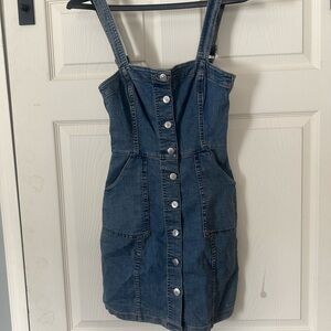 H&M Blue Denim Dress